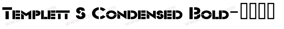 Templett S Condensed Bold字体转换